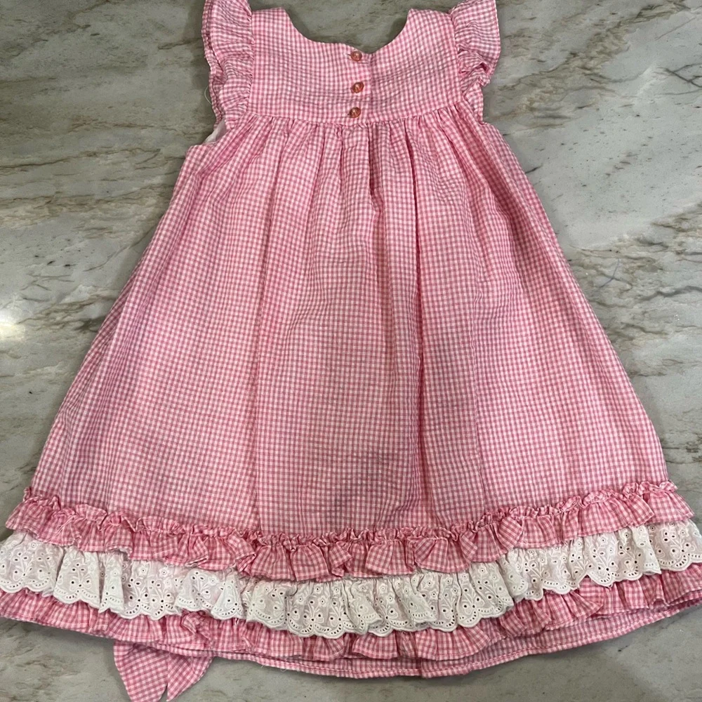 Laura Ashley pink and white gimgim dress! - Picture 5 of 9